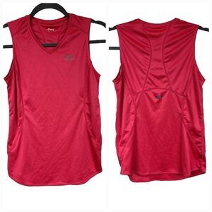 Women's Mizuno Sleeveless Tank Top Pink Running Tee Quick Dry Plus Active Jersey